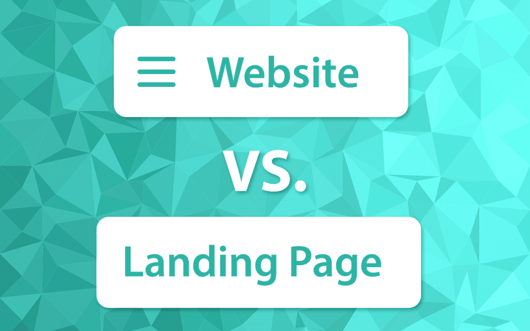 Websites vs. Landing Pages – When Should I Use Each One?