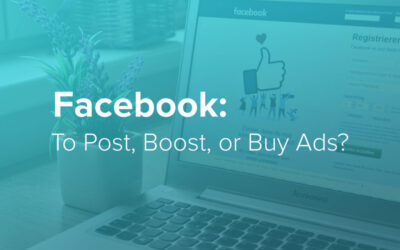 Facebook: To Post, Boost, or Buy Ads?